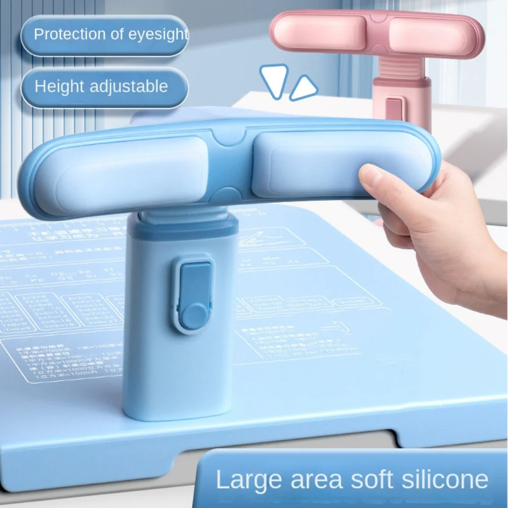

Height Adjustable Sitting Posture Corrector with Writing Pad Capybara Chest Support Eye Protector Prevent Hunchback Comfortable