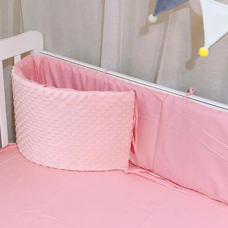 

Soft Baby Crib Bumpers Four Season Universal Newborns Cot Bumpers Rectangular Baby Bed Bumpers Thick Cotton Bedding Modern Style