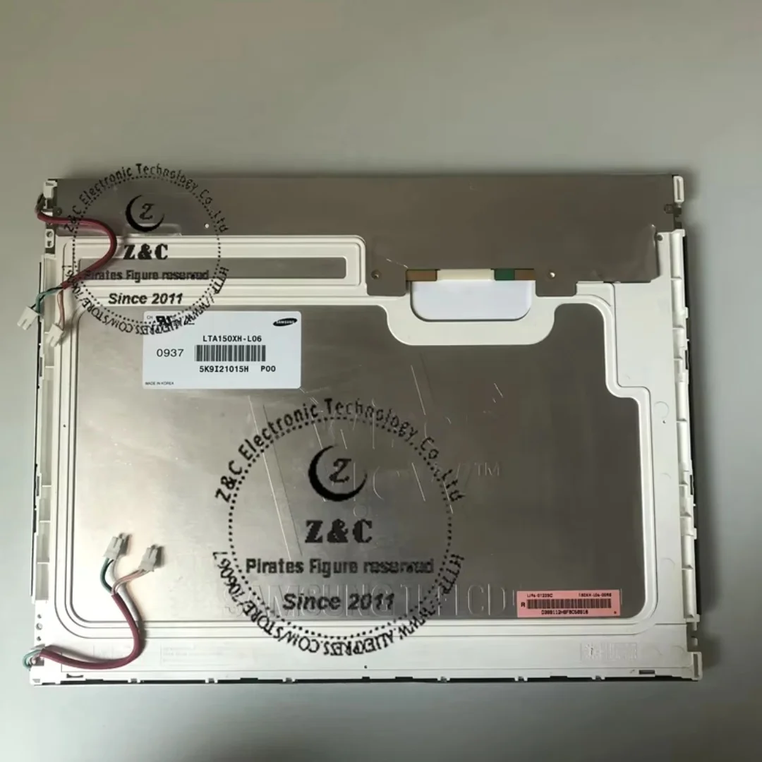 LTA150XH-L06 Original 15 Inch LCD Display Screen for Industrial Equipment