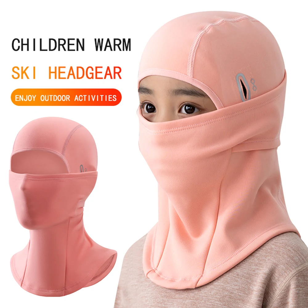 Copricapo caldo da sci per bambini, maschera da ciclismo antivento e resistente al freddo, fodera per casco, passamontagna, cappello da uomo e da donna