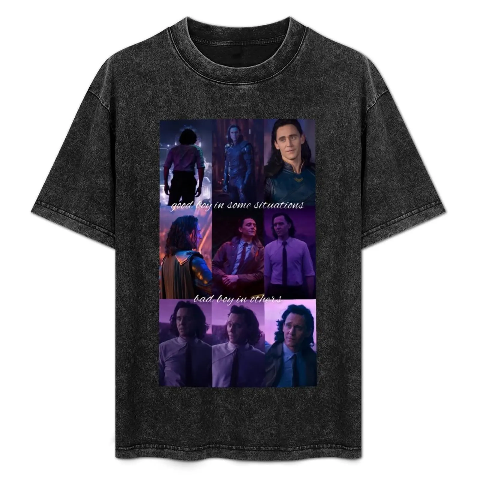 Tom Hiddleston T-Shirt Minimalist Plain Crew Neck T-Shirt