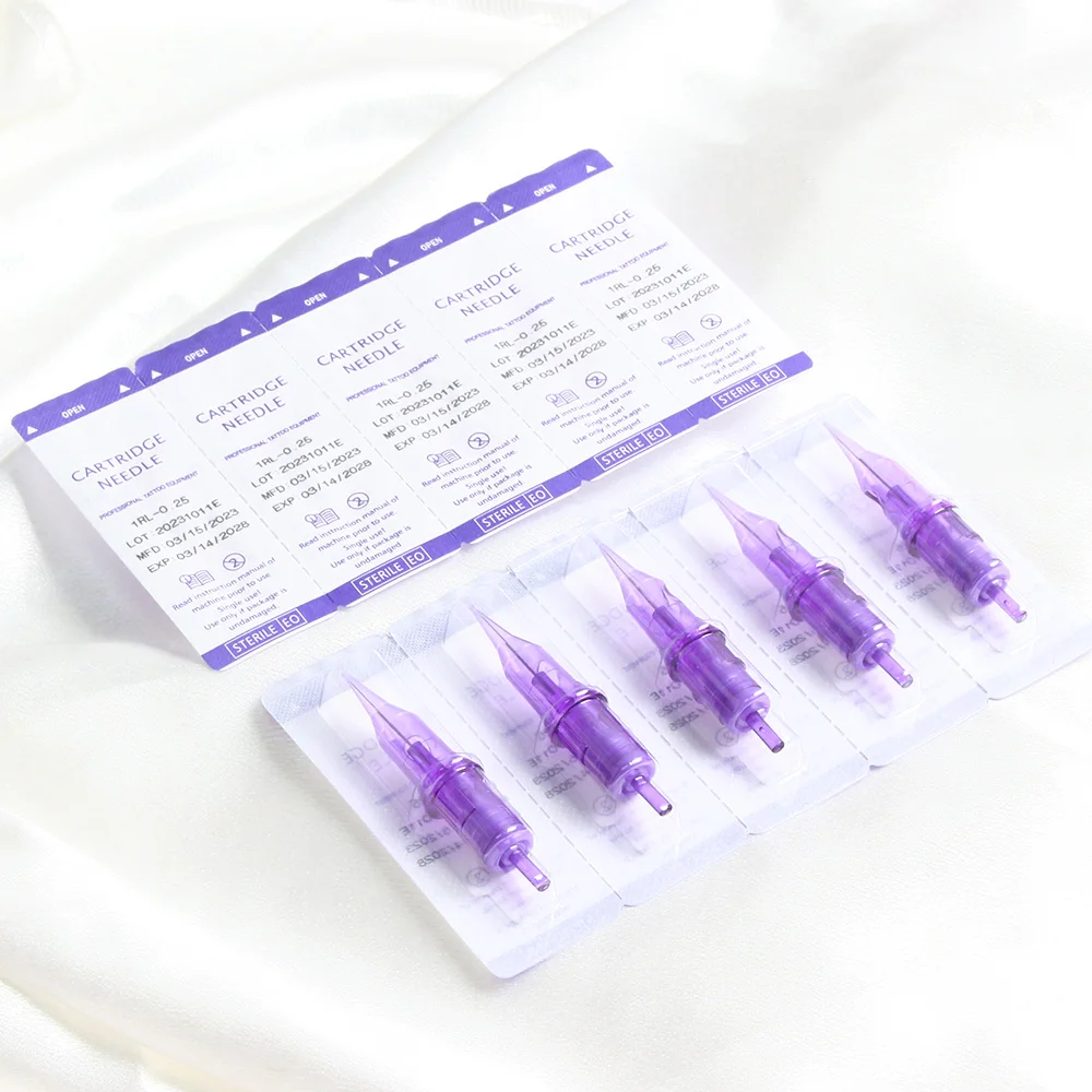 cartuchos para tatuar 10pcs Tattoo Cartridge Needle Sterilize Membrane Tattoo Needle RL RS RM for rotary tattoo machine