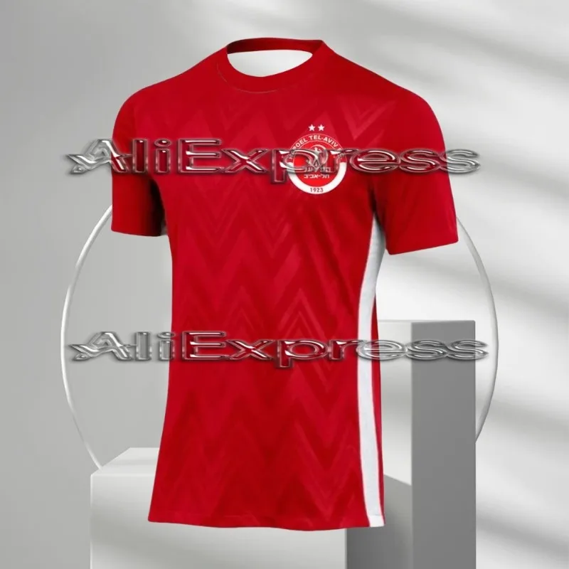 

Hot Selling Men's Hapoel Tel Aviv 24-25 Football Shirt Youth Kids Sport Training Uniform Breathable Soccer Jersey,Moto T