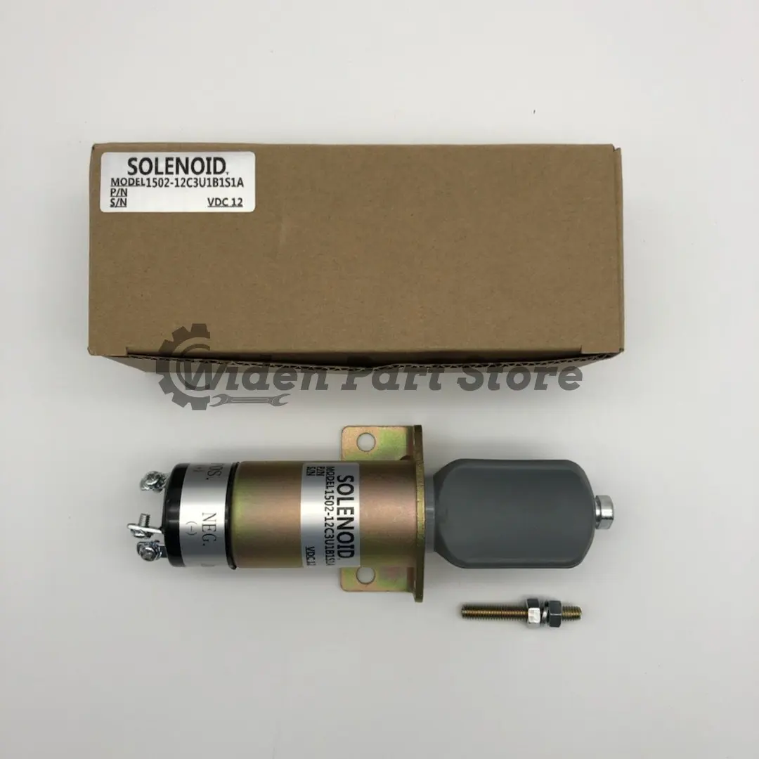 1502-12C3U1B1S1A SA-5171-12 1500-2095 12V Diesel Fuel Shutdown Stop Solenoid for YANMAR KUBOTA