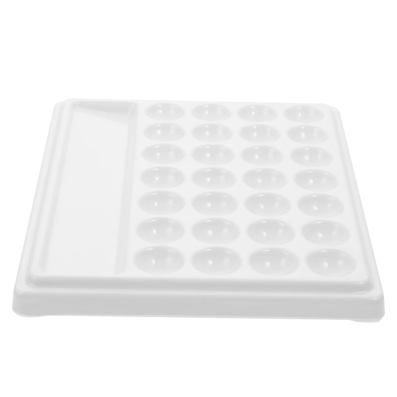 

Paint Trays Wet Palette White Spray Imitation Ceramic Pallet Ceramics Student Stationery Child