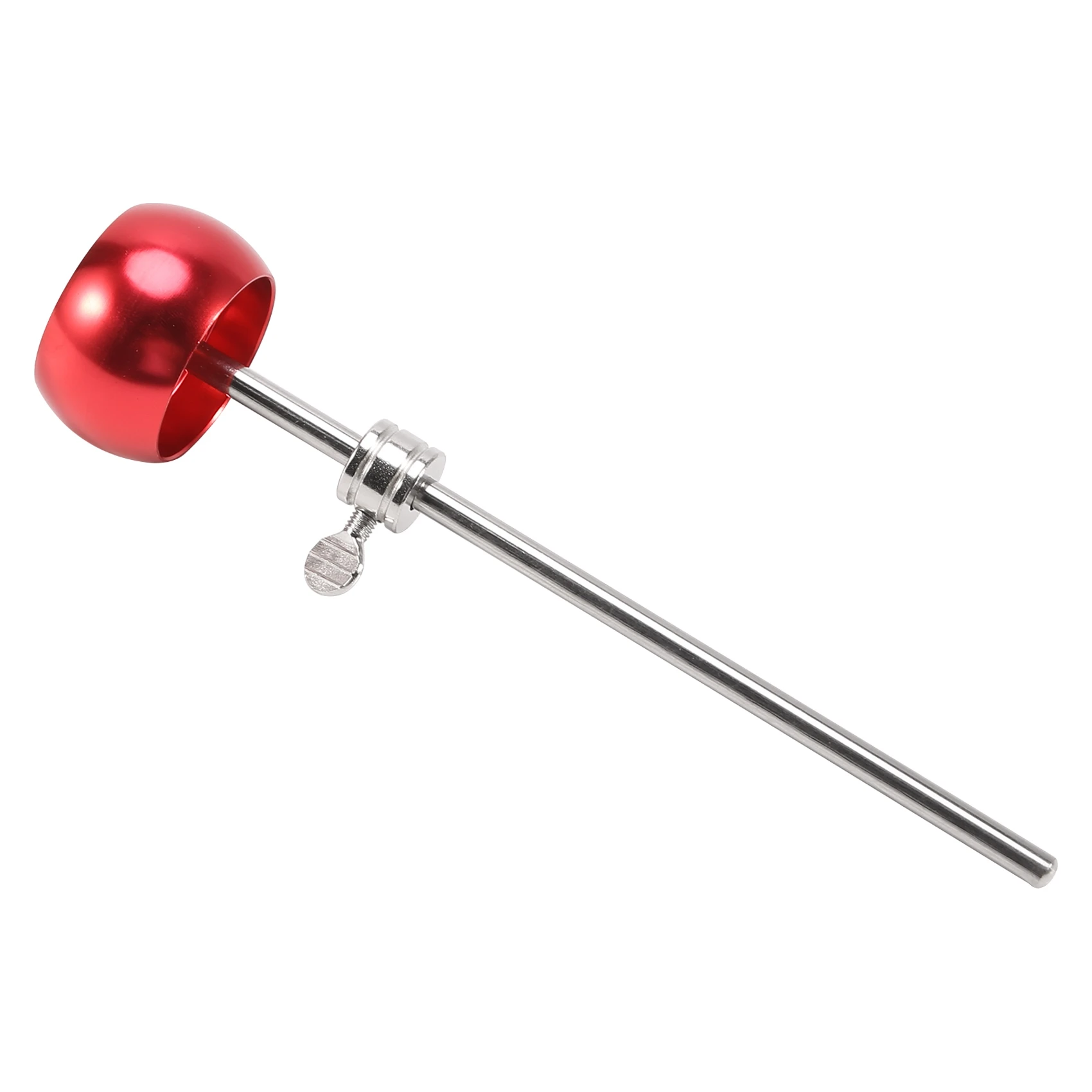 【¡OFERTA!】Pedal de bombo de aleación de aluminio, batidor de pedal de bombo, accesorio para instrumento de percusión, rojo