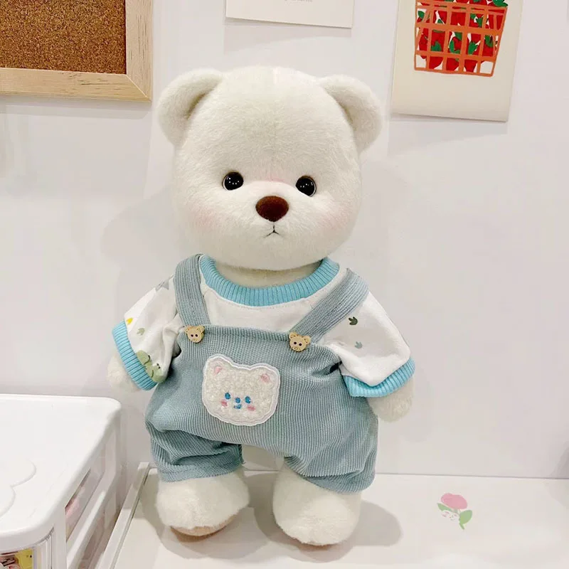 

30cm Lena Jointed Teddy Bear Clothes Only Medium Stuffed Bear Jumpsuit Doll Dress Up Outfit