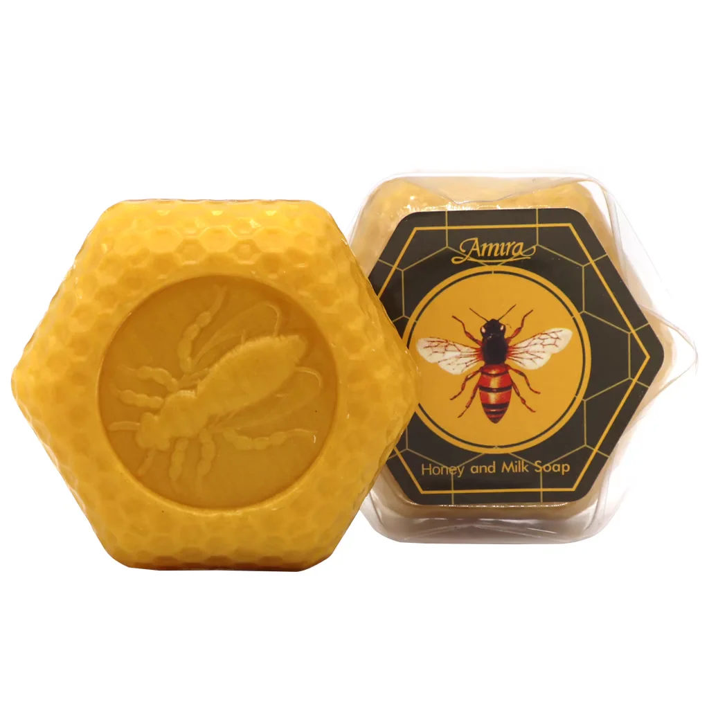 

Шестигранное мыло с русским пчелиным воском и медом, 100 г — улучшает грубую и жирную кожу, снимает зуд, для лица и тела