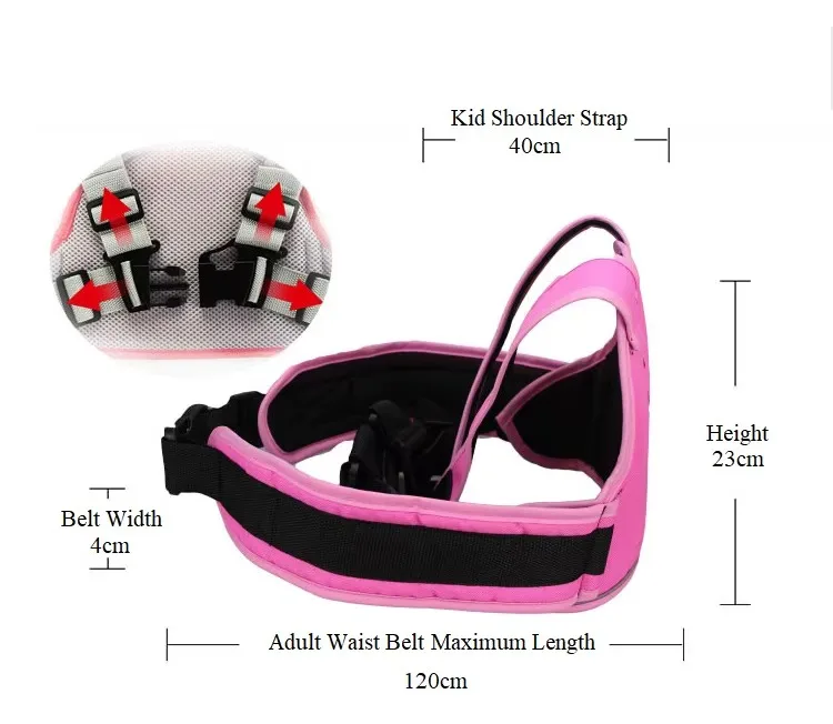 PANGDUBE Kids Safety Harness Adjustable Strap Belt for Electric Car Motorcycle Bike Anti Fall Baby Cycling Gear Child Seat image 3
