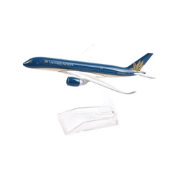 JASON TUTU 16cm Vietnam Airlines airplane Boeing 787 Airplane Model Planel Airplane Diecast Metal 1/400 Scale Planes