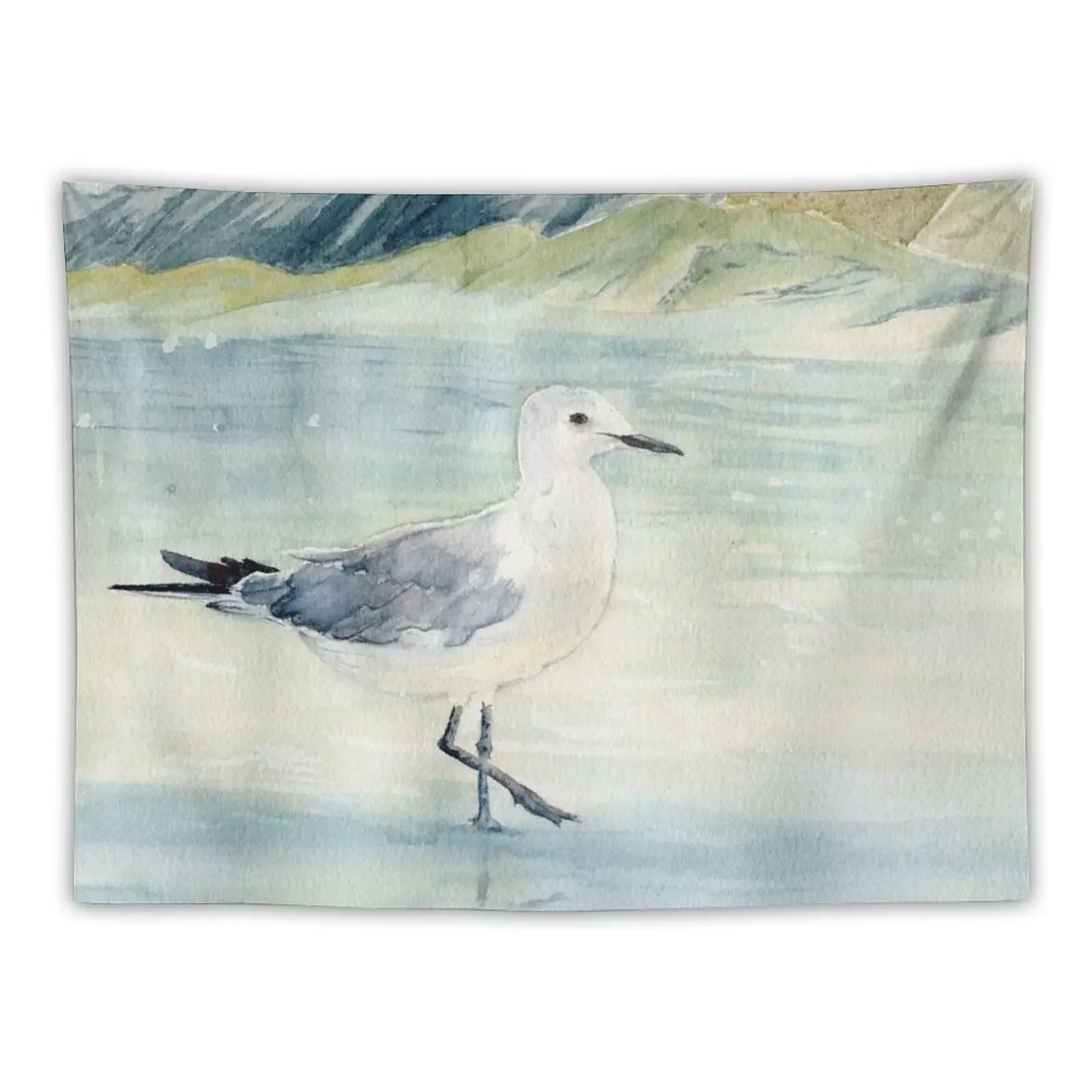 

Seagull on the beach Tapestry Decorations For Your Bedroom Kawaii Room Decor Art Mural Tapestry