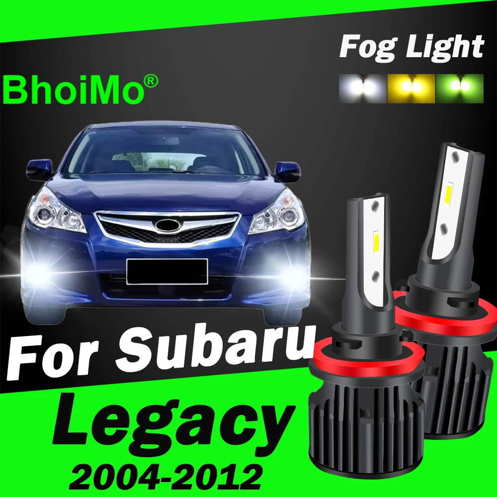 

BhoiMo For Subaru Legacy Led Front Fog Lights Car Lamp 2012 2004 2005 2006 2007 2008 2009 2010 2011 Auto Bulbs
