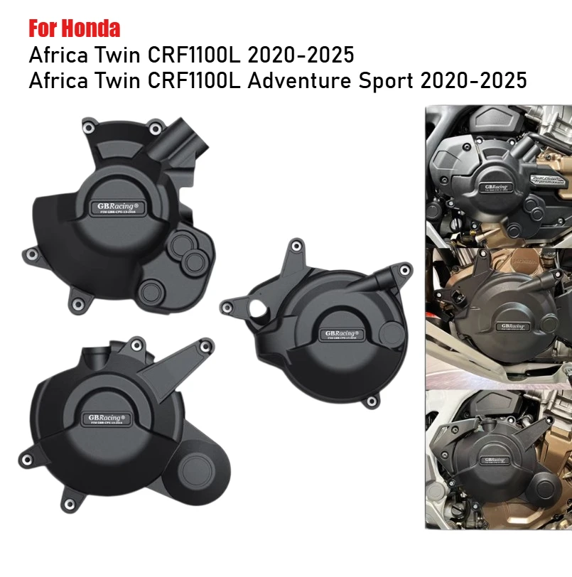 

For Honda Africa Twin CRF1100L ADV Sport CRF 1100L Adventure 2020-2025 Motorcycle Engine Cover Engine Protection Cover
