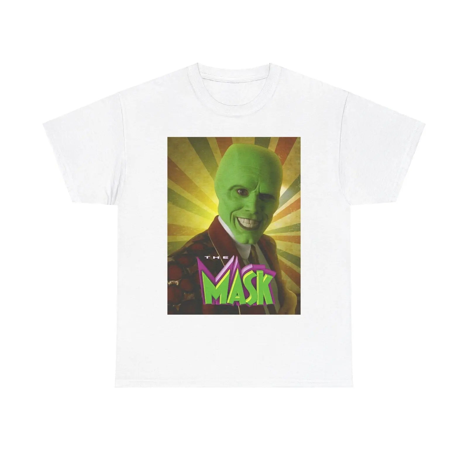 The Mask T Shirt Vintage Jim Carrey Movie Retro comedy 90s Nostalgia Fashion rare