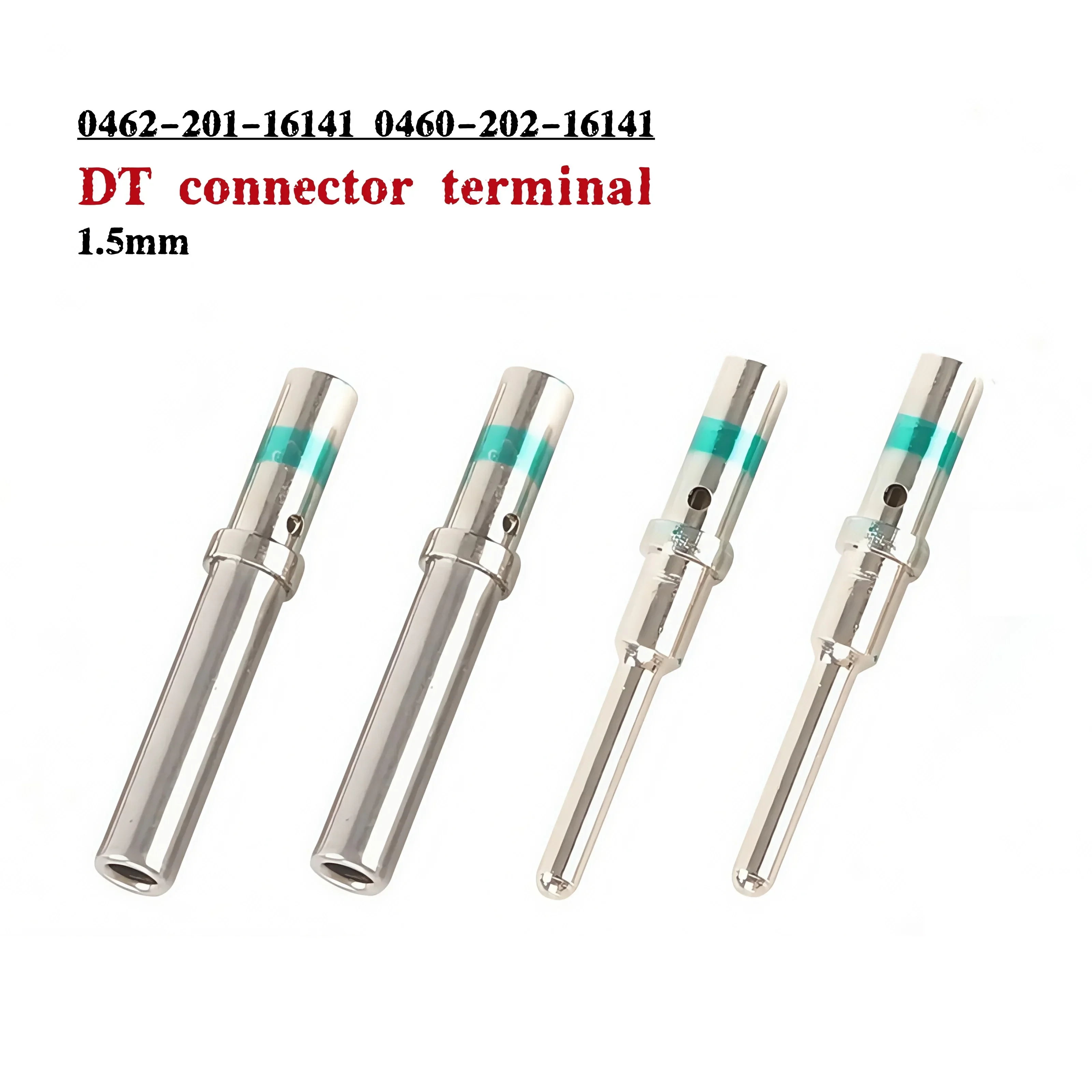 20 pcs DT 1.5mm Series Pin Contact 0462-201-16141 0460-202-16141 Stainless Steel 16AWG Deutsch Crimp Solid Female male Terminal