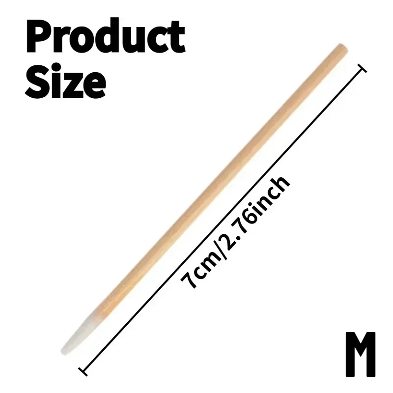 100/300/500 قطعة أعواد قطنية صغيرة للغاية مناسبة لمستحضرات التجميل الأذن الحاجب الشفاه رمش كحل مسمار مسح الأداة
