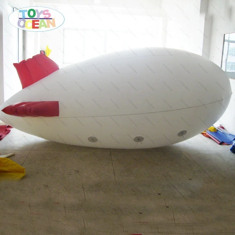 PVC Inflatable Airship Helium Fly Sky Balloon Advertising Blimp Helium Balloon