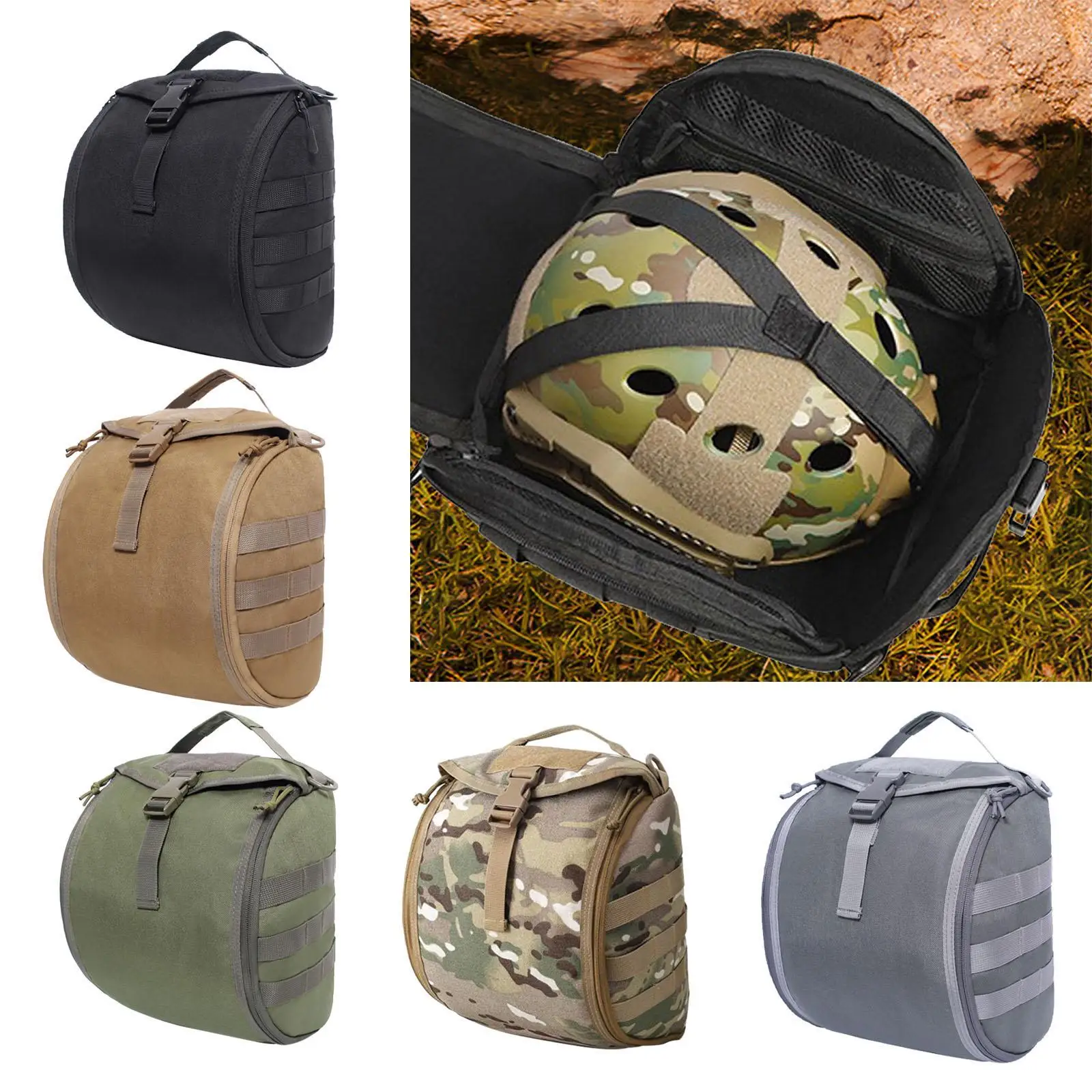 

helmets Storage Bag Bag Carrying Pouch Anti Scratch Large Capacity for Hunting Cycling