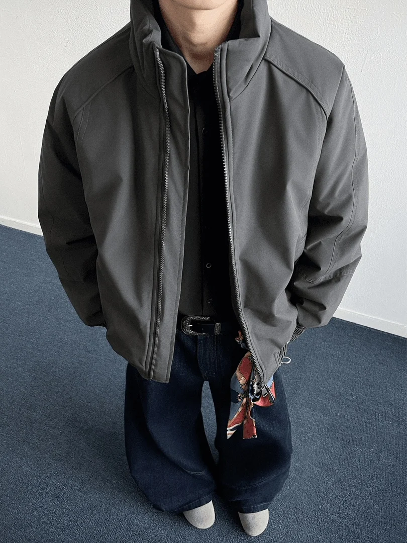 

Мужская зимняя куртка American Tee-Proof Workwear: хлопковая, утепленная, с воротником-стойкой, молодежная, повседневная, свободного кроя