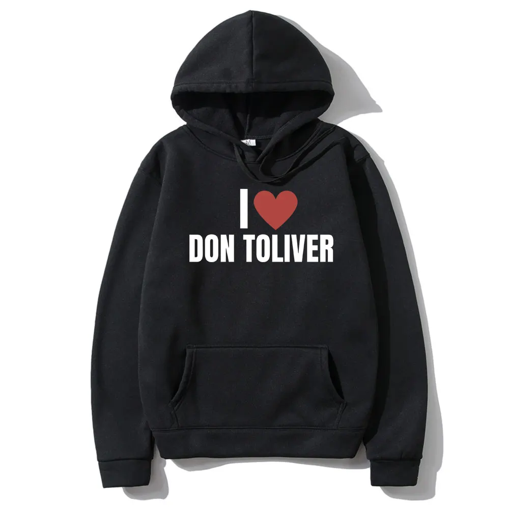 

Толстовка I Love Don Toliver, модная толстовка унисекс с капюшоном, Мужской Женский пуловер в стиле хип-хоп, большие размеры, толстовки, мужской повседневный спортивный костюм