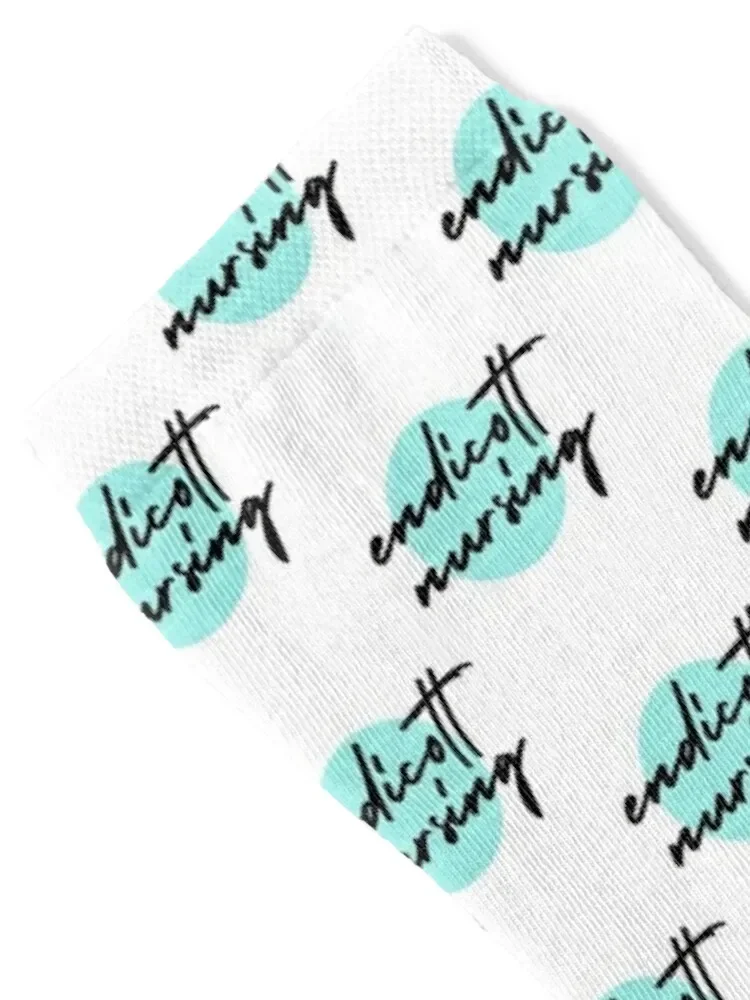 Endicott College Nursing Blue Socks Sports new in's Christmas professional running Socks For Women Men's