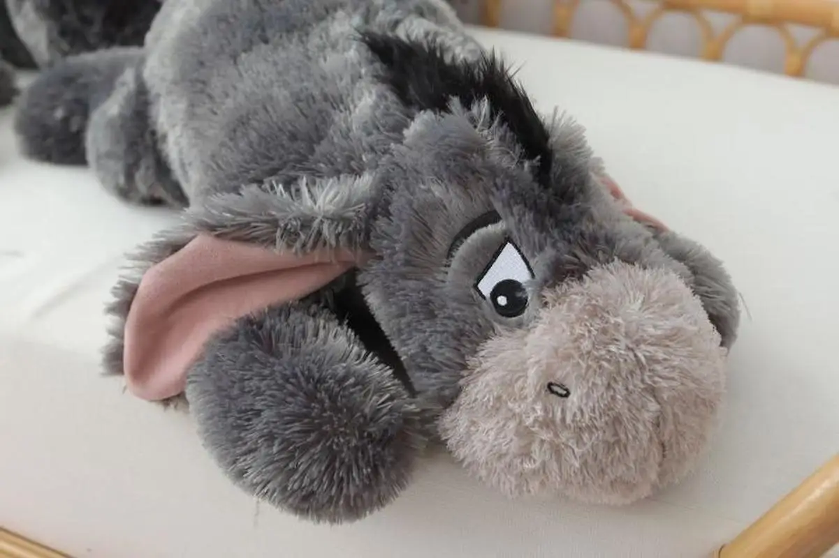 Pluszowe zabawki Disney Kubuś Puchatek Smutny Eeyore Miękkie pluszaki Poduszki Ozdoby Kawaii Prezenty dla dzieci
