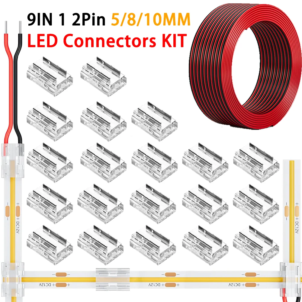 20 Pack 2Pin Cob Le…