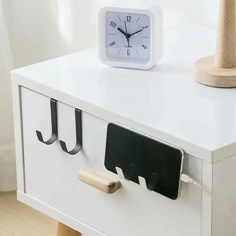 Multi-Purpose Hooks Kitchen Cabinet Door Back Hook Hanging Rack Clothes Coat Hat Towel Hanger Storage Hook Bathroom Accessories view 4