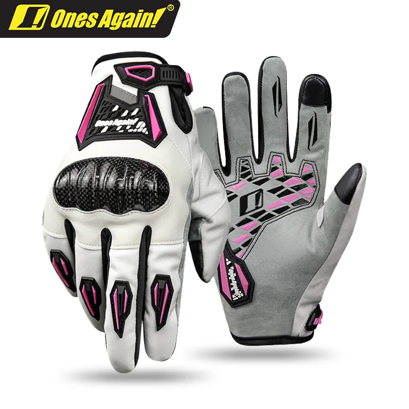 

Autumn Winter New Motorcycle Gloves Windproof Men Grey Motorbike Riding Glove Lady Pink Touchscreen Motocross Biker Gloves