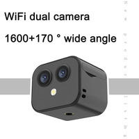 New D3 High-definition WiFi Camera Dual Lens Mobile Wireless Network Monitoring 170 ° Wide Angle Camera