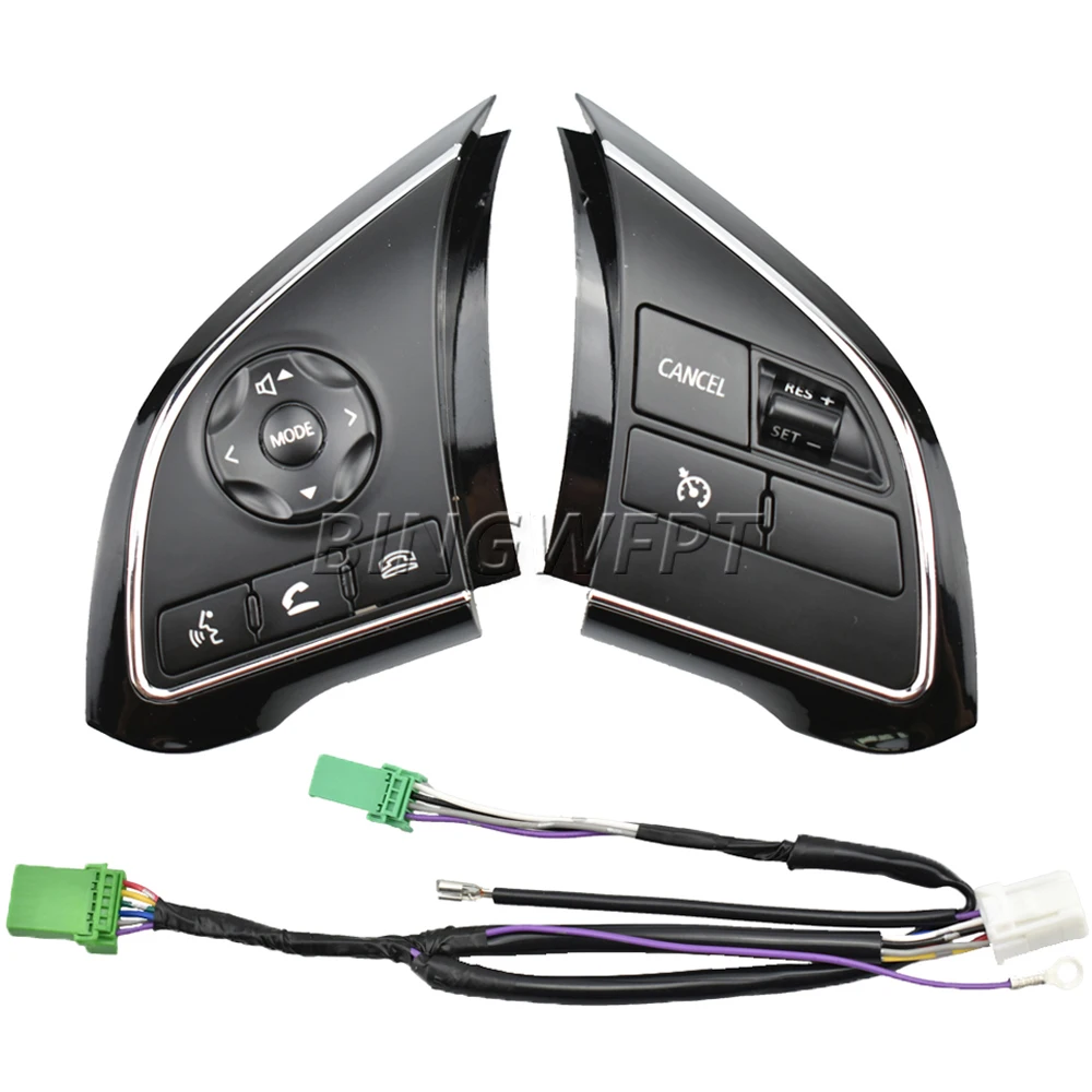 For Mitsubishi Outlander 3 2013 - 2019 Xpander Eclipse Cross 2016 - 2019 Steering Wheel Audio Control Button