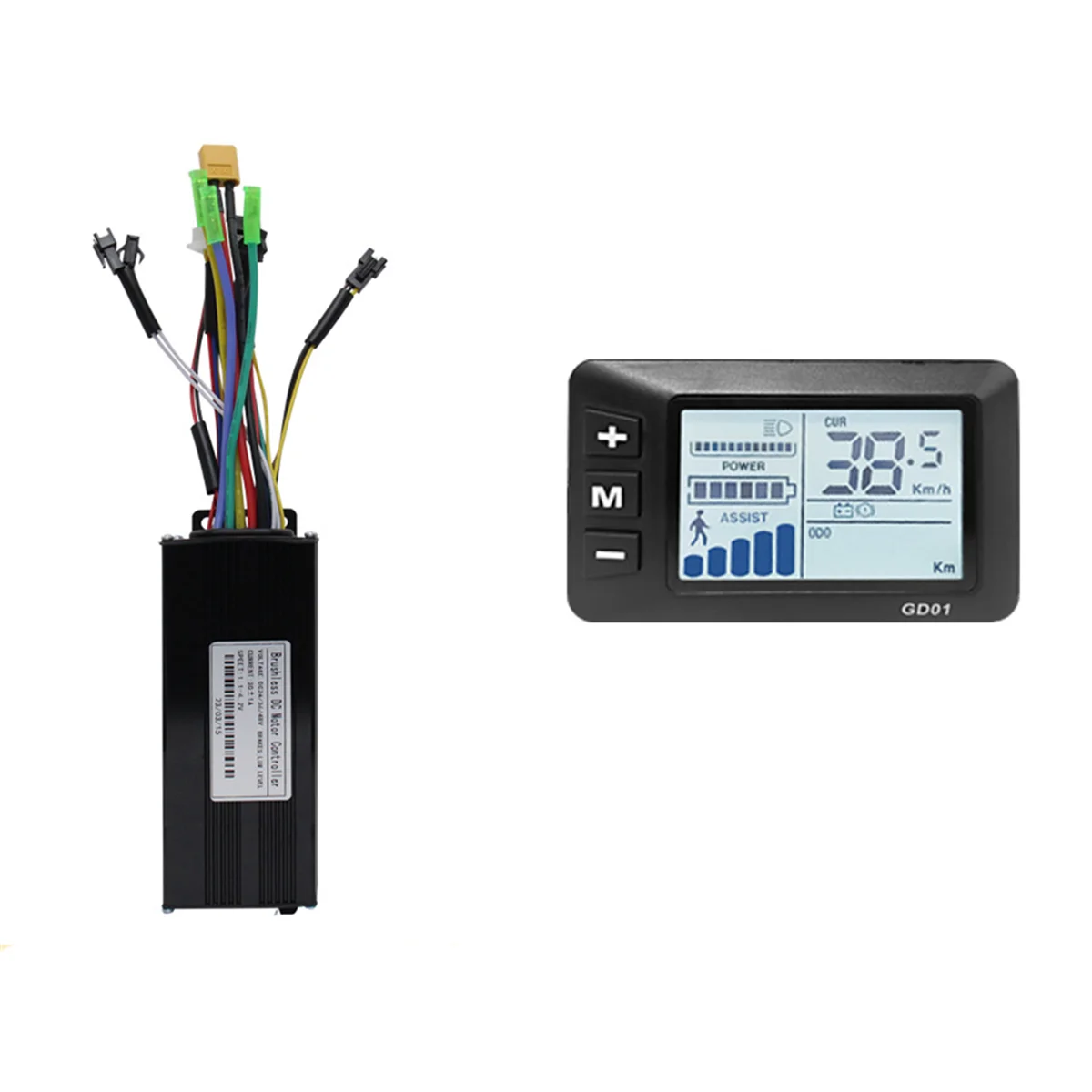 

Electric Bike 36V/48V 30A 750W 1000W 2 Model Controller Ebike GD01 Display Ebike Conversion Kit-AA85