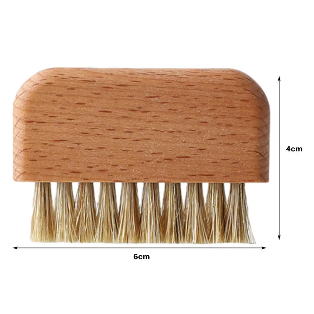 

Nail Brush with Boar Bristles Solid Wood Bristle Nail Brush for Gentle Stain Removal Hand Tool for Surface Washing Hands