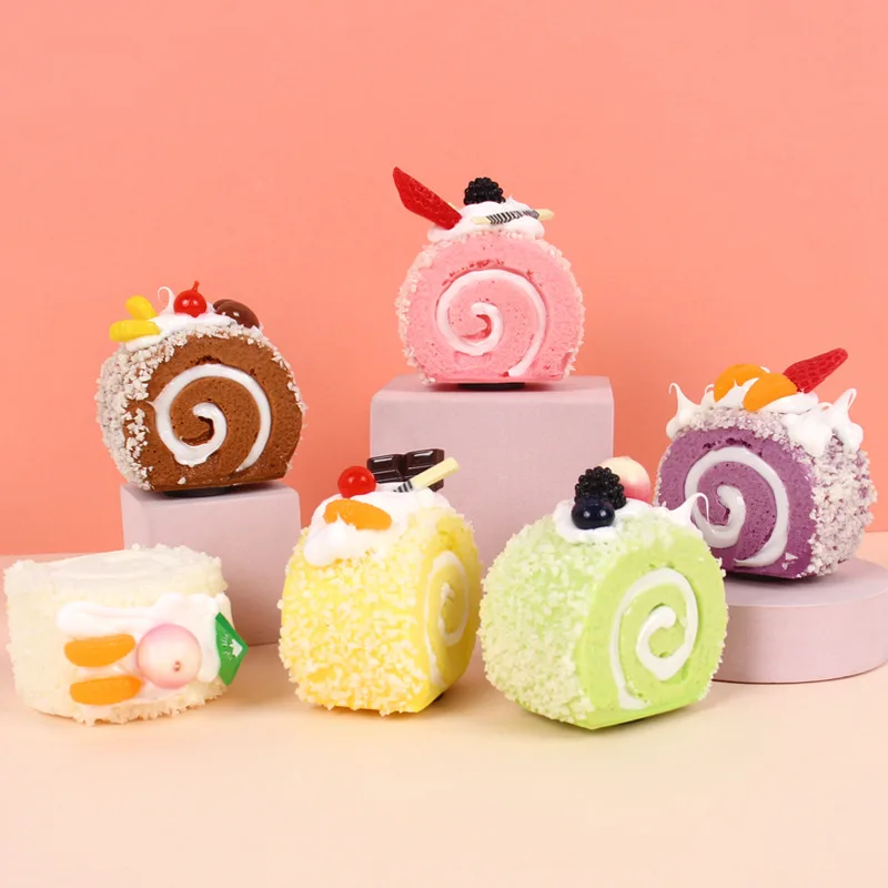 

Simulated Egg Tart Fridge Stickers Home Decoration Artificial Dessert Fridge Magnets Children Gifts