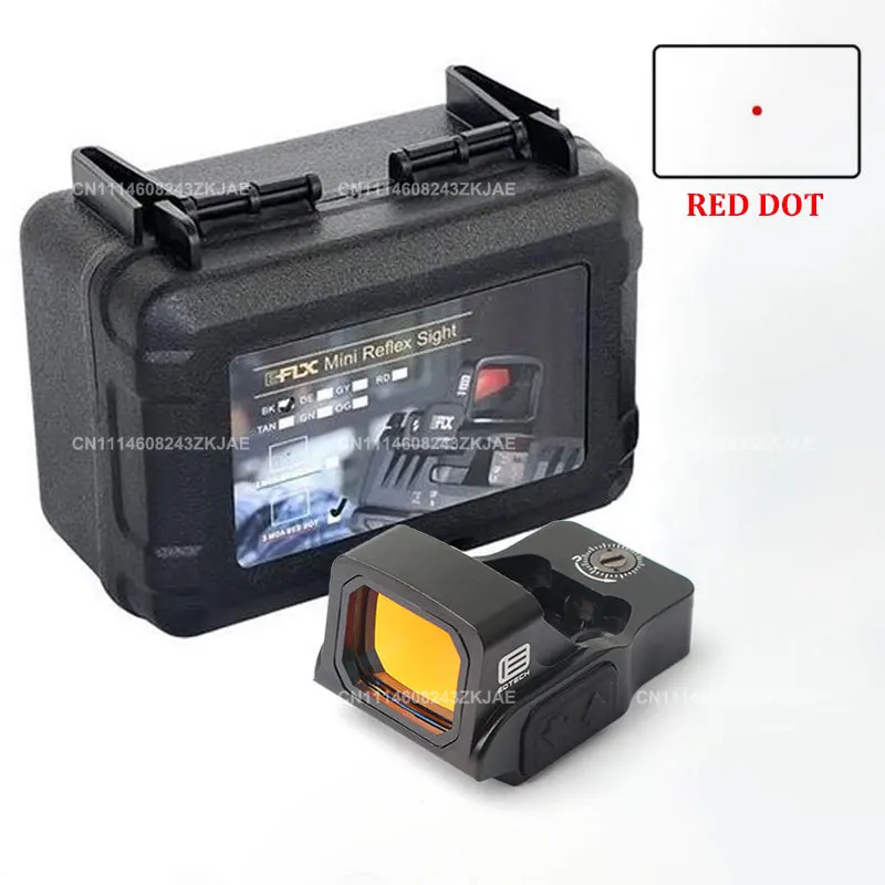 Eotech EFLX 3MOA Mini Reflex Red Dot Sight Rifle Scope Hunting R*R Footprint Pistol Handgun Optic Sight W/Picatinny Rail Mount image 3