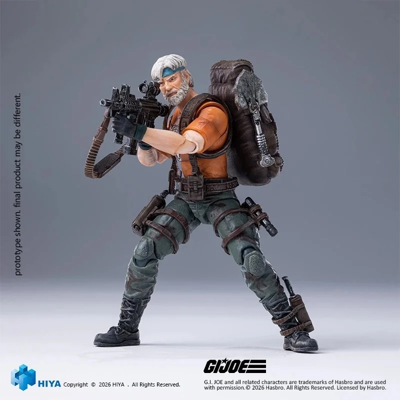 HIYA Gijoe Action Figure Tiger Force Outback 3 75 Inch Full Articulated Collectible Model For Adult Collection Display