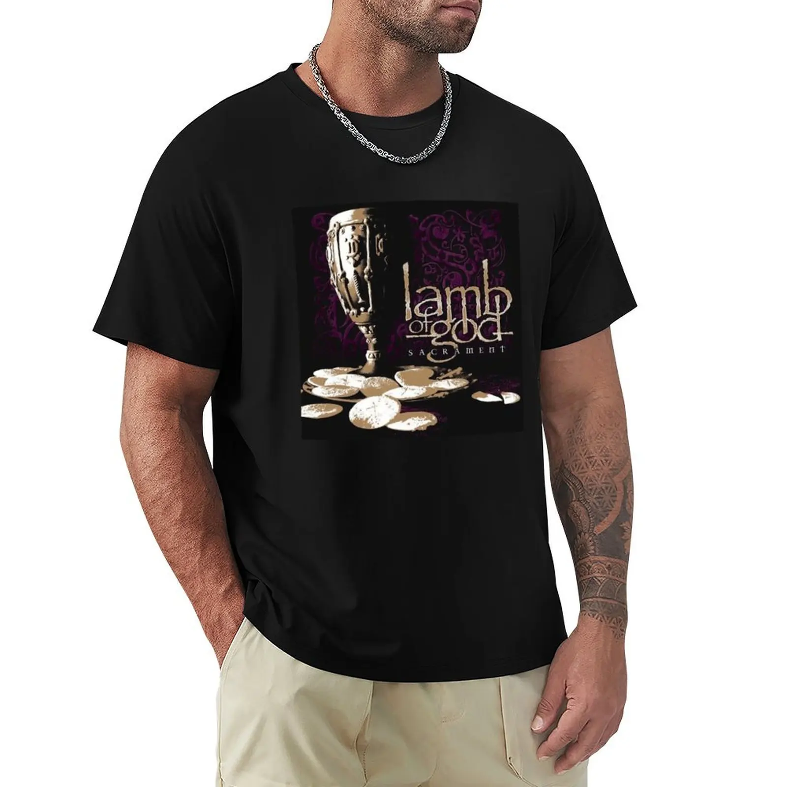 

Lamb Of God Band T-Shirt affliction shirts anime clothes topping Men's clothing