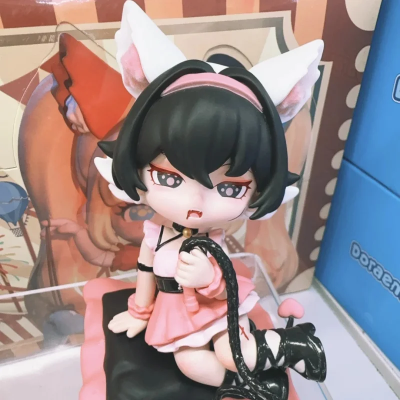 

Новый Miroo Circus Carnival Blind Box Little Fox Фигурки Модные игры Kawaii Mystery Box Фигурки Детские подарки на день рождения