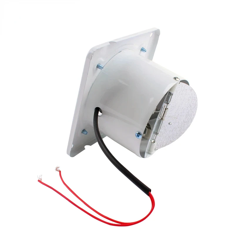 20W 4 Inch Duct Blower Air Ventilator Kitchen Toilet Wall Exhaust Fan 4 Bathroom Window 100MM Metal Pipe Exhauster Access 220V