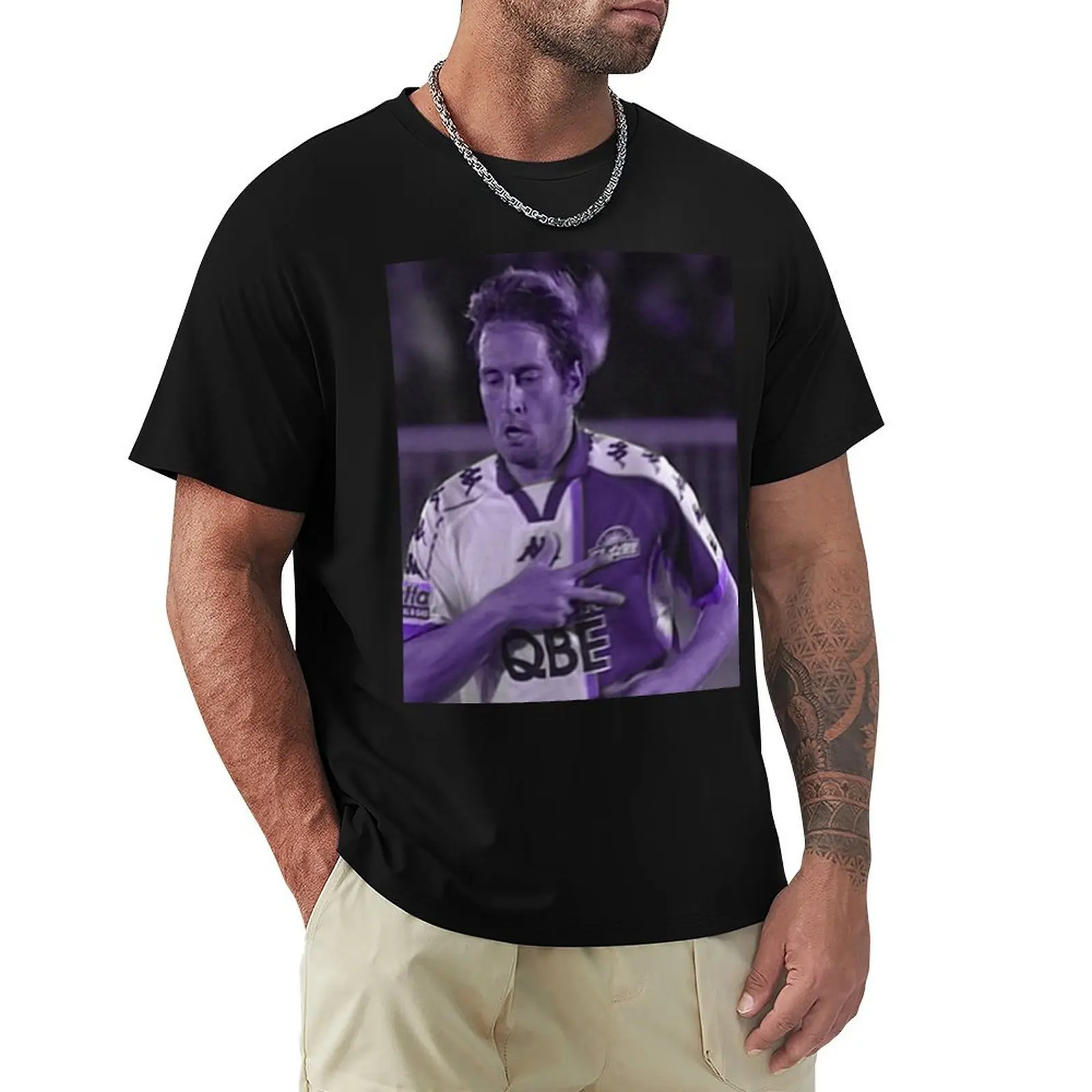 Slobby Bobby! T-Shirt Basic Crew Neck Short Sleeve Top