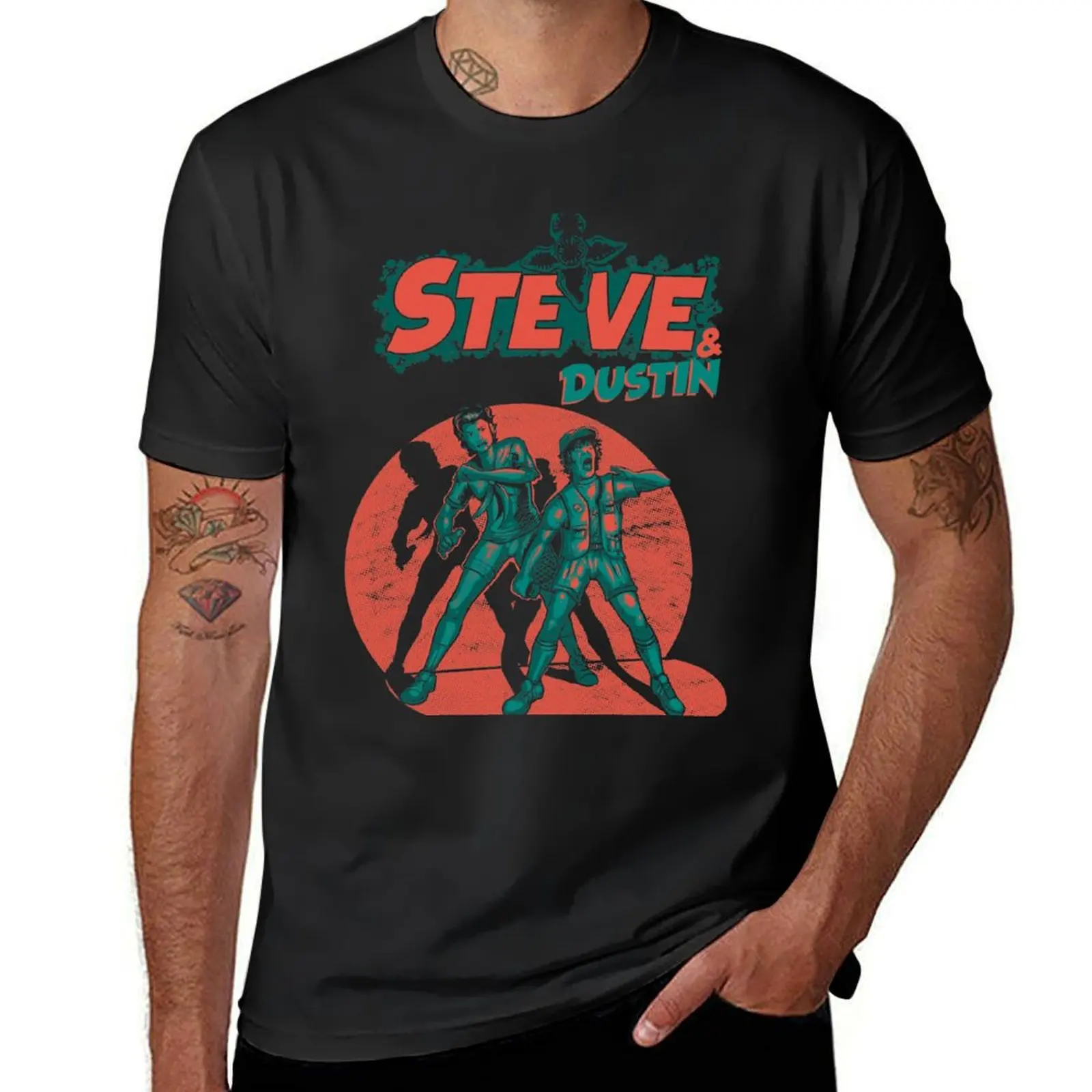 

Steve & Dustin T-Shirt plus sizes customs design your own t shirts for men