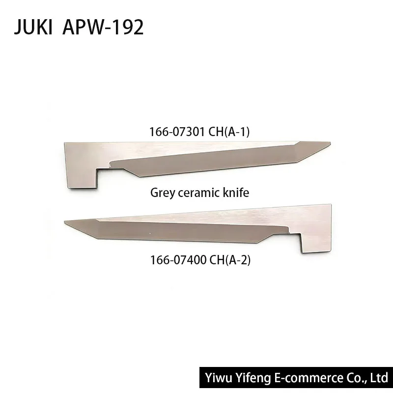 

166-07301 166-07400 Grey Ceramic Knife For JUKI APW-192 APW-195 APW-895 Industrial Sewing Machine Parts A-1 A-2 Angle Cutter