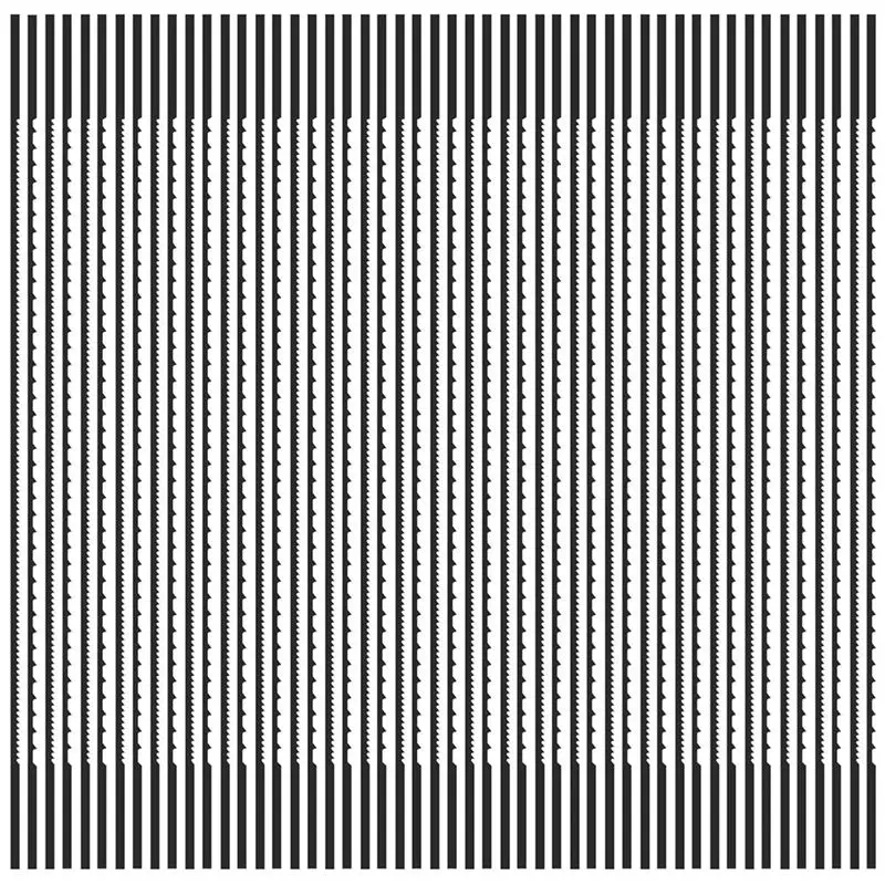 

AT21-48 Pack Scroll Saw Blades High Carbon Steel Plain End Scroll Saw Blade Set 10 TPI 28 TPI Scroll Saw Blades Assortment