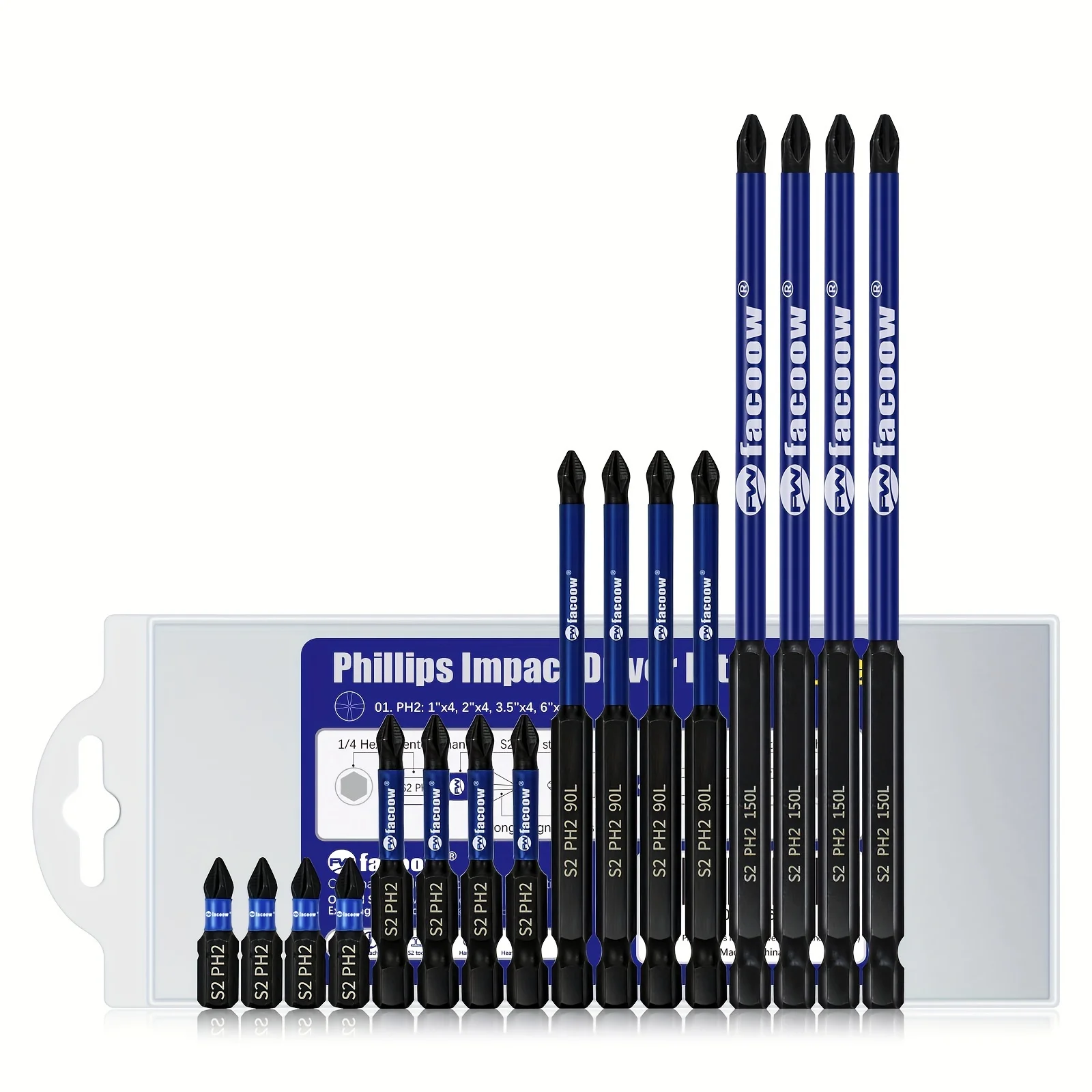 16Pack Phillips Bit…