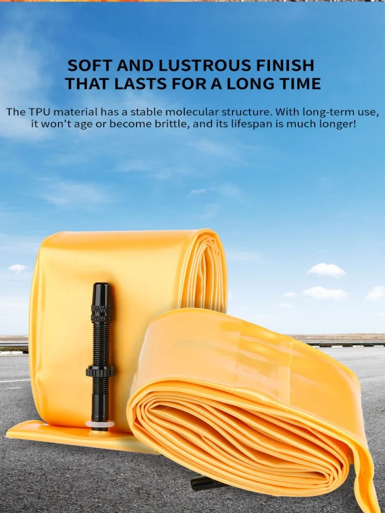 AliExpress NONE SOKOLOV 700C Bike Ultralight TPU Inner Tube 700X18 23 25 28c Road Bicycle TPU Material Tire French Metal Presta Valve 45 65 85mm