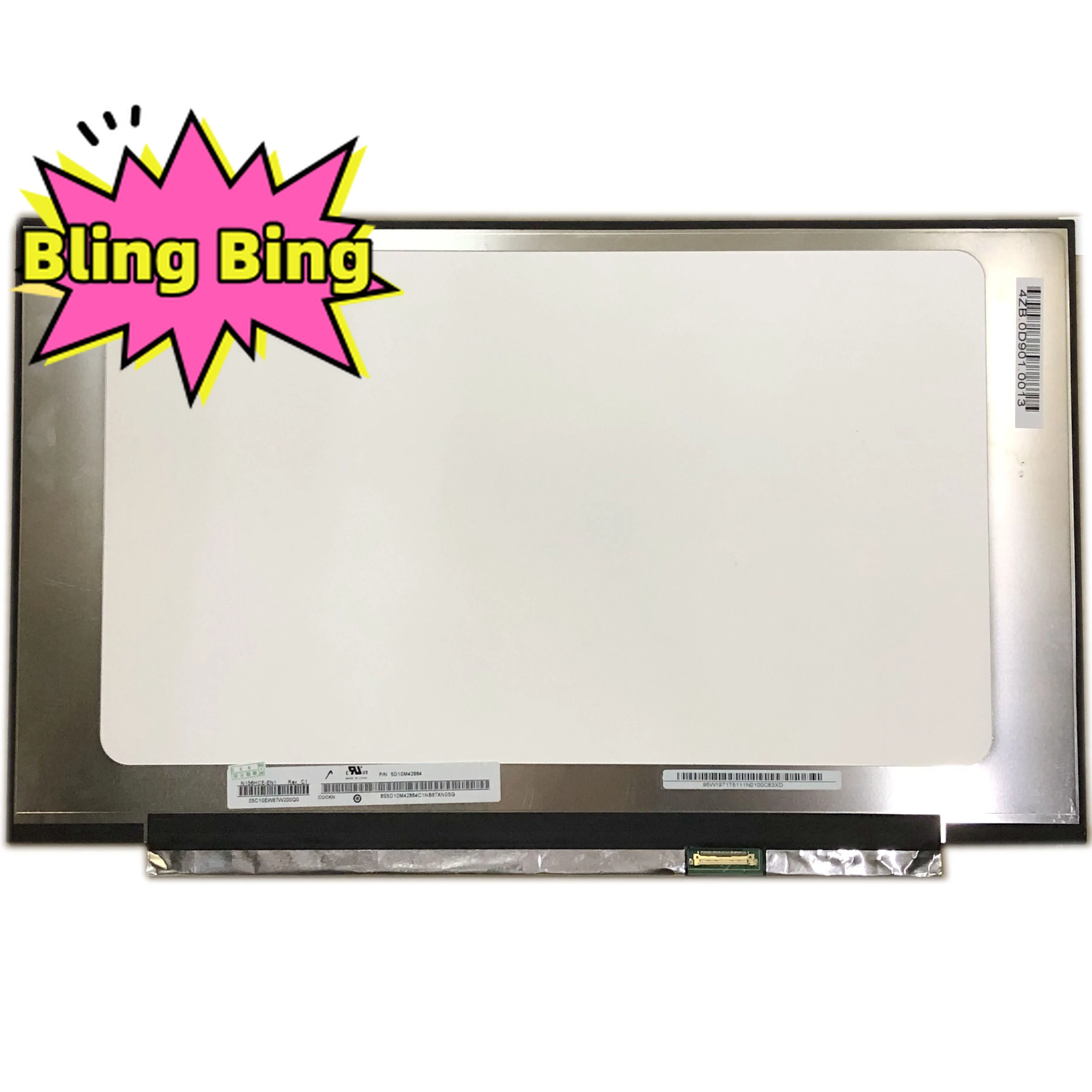 

N156HCE-EN1 NV156FHM-N61 NV156FHM-N62 1920X080 FHD IPS eDP 30 pins Rev C1 72% NTSC 15.6" LCD Screen