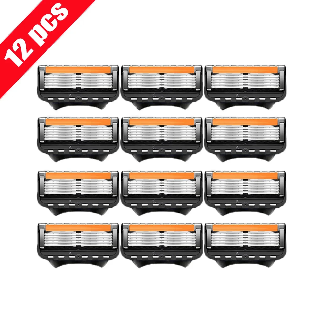 5-layer Razor Blade, MEN'S Manual Razor Blade, Safety Razor Blade, Classic Reusable Razor Blade for Skin Protection With Bag