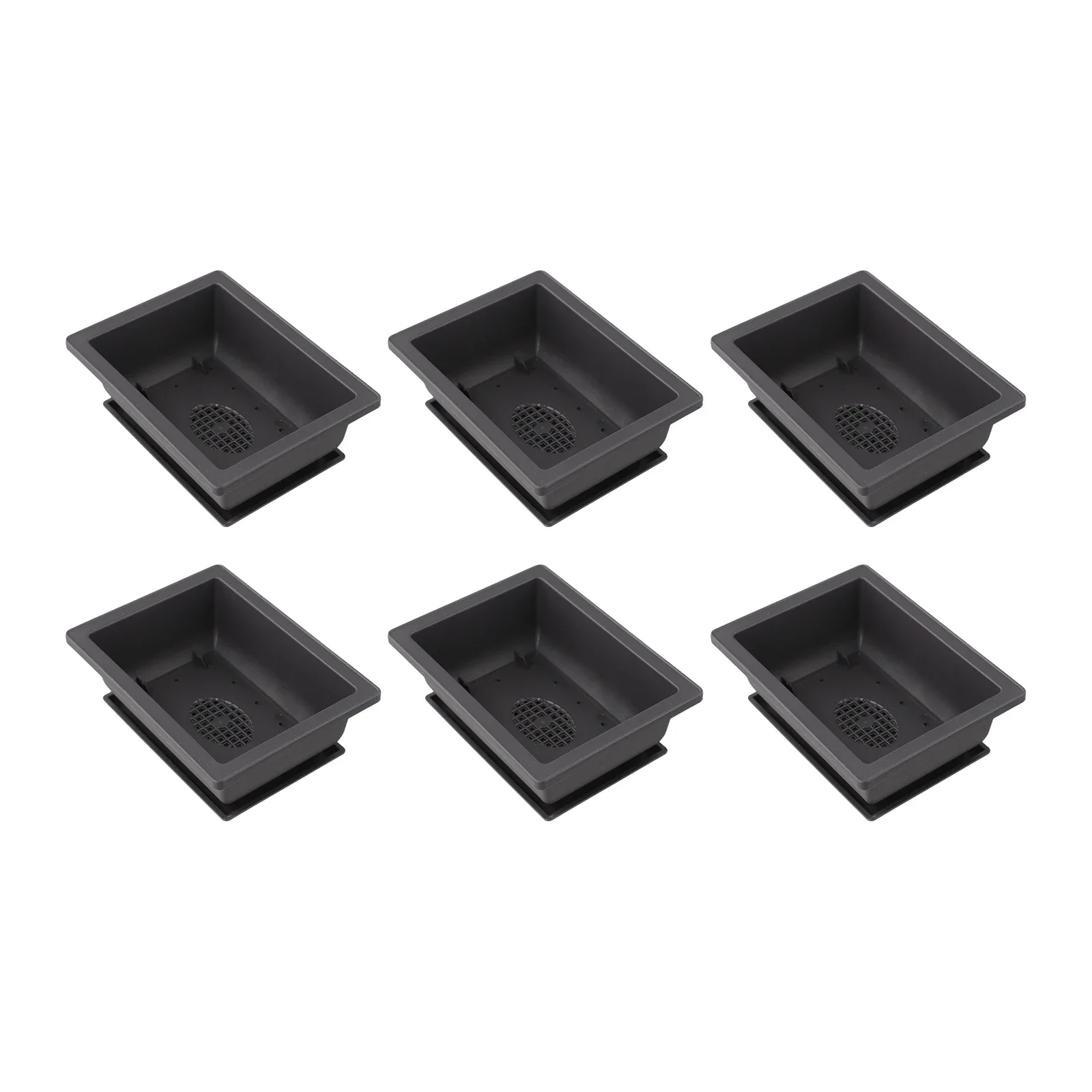 16.5*12.3*5.9cm Bonsai Pot Indoor Outdoor Plant Holder Holder Versatile Usage Charming Aesthetic Drainage System