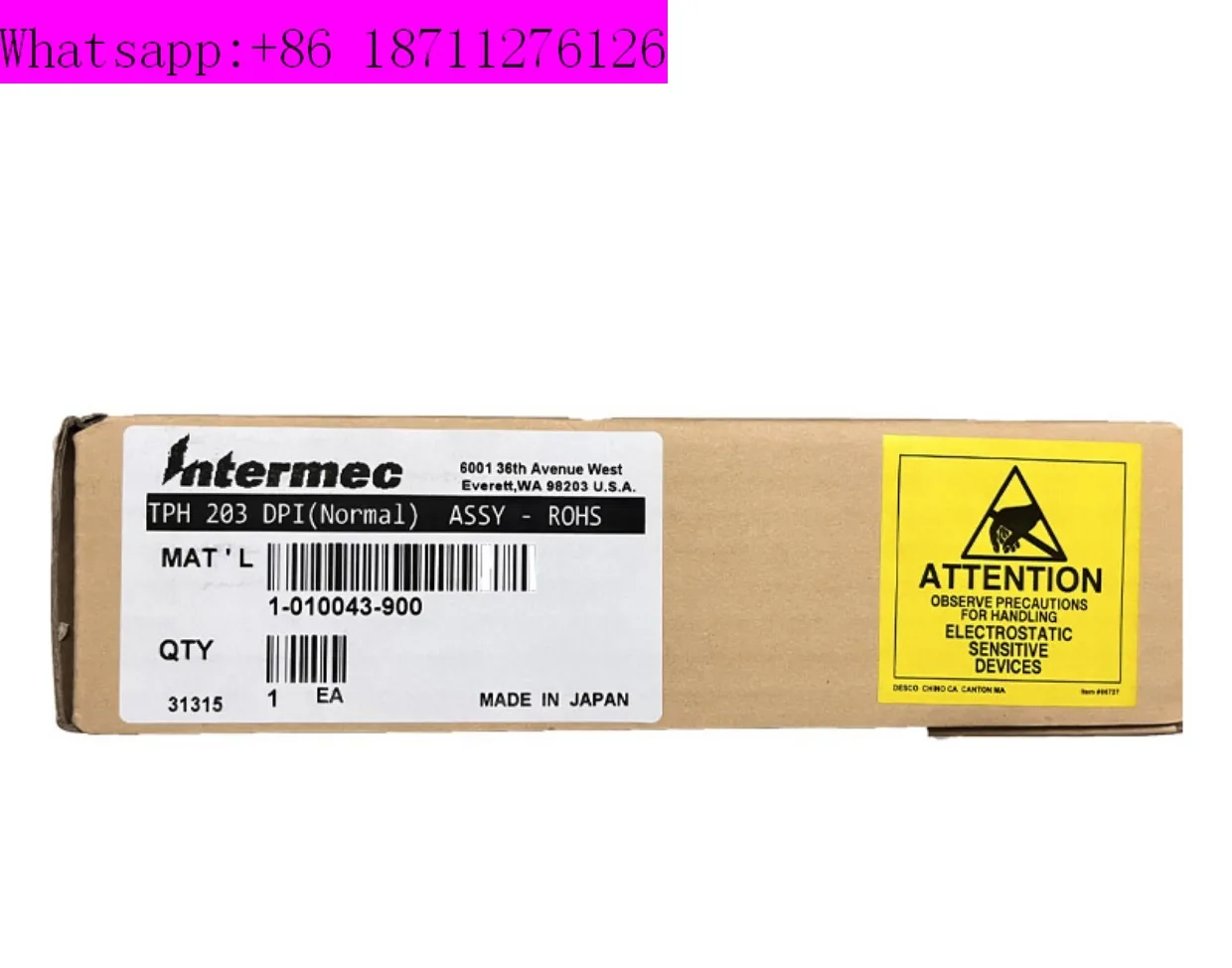 Original Intermec Thermal Head PM4i PF4i Genuine New 200/203/300DPI Compatible with Thermal Printers