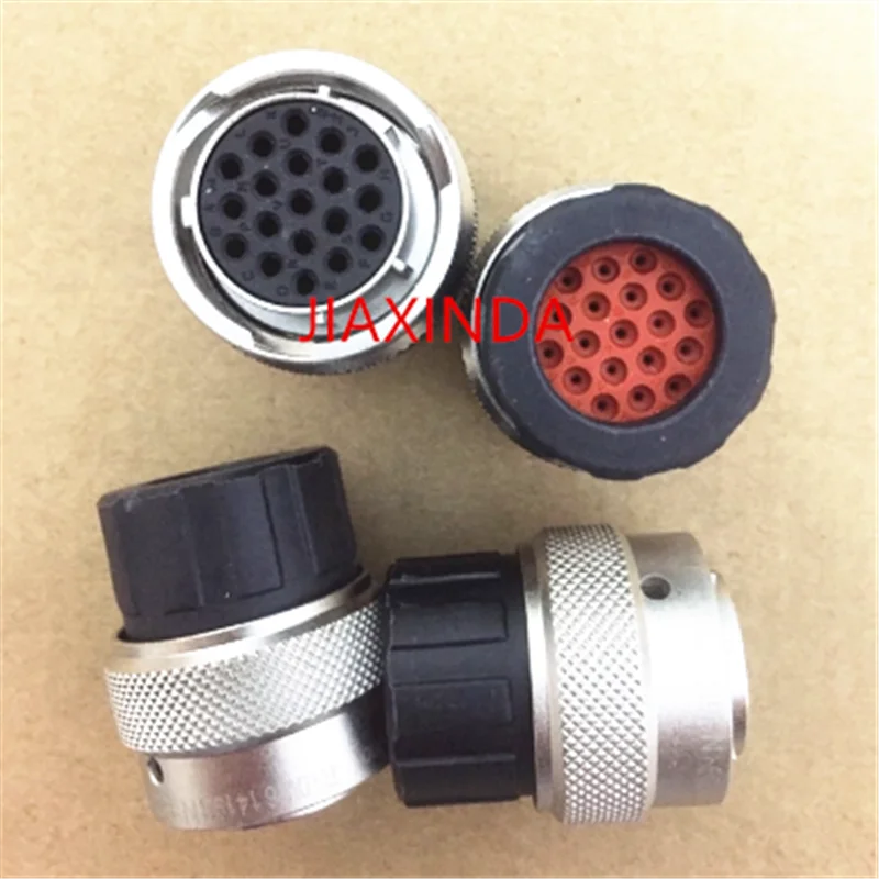 RT0W61419SNHEC03 Circular connector aviation plug with 19 pins